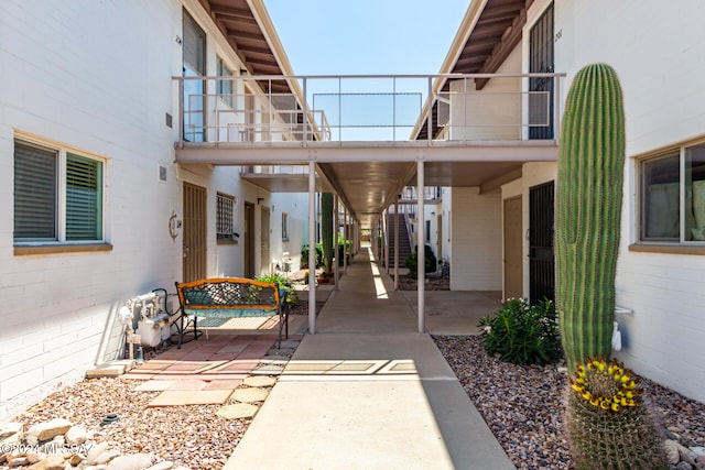 exterior space with a patio area