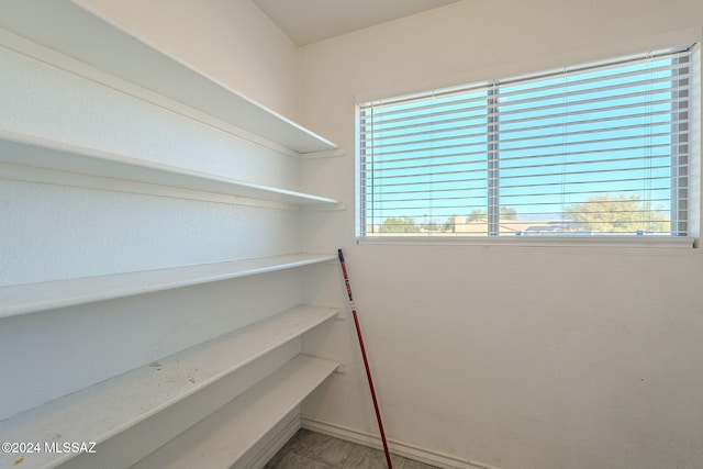 view of storage room