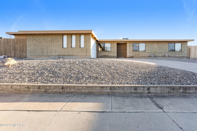 view of ranch-style house