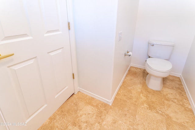 bathroom with toilet