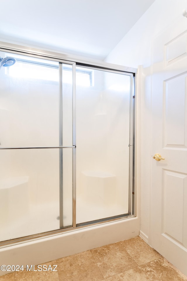 bathroom with walk in shower