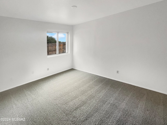 empty room with carpet floors