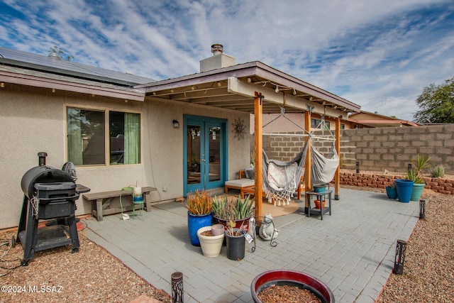 view of patio / terrace with french doors