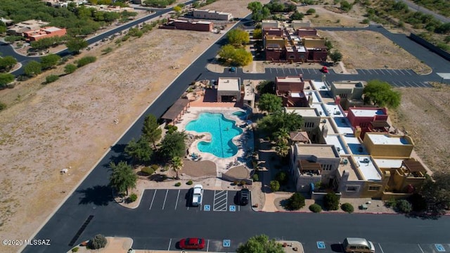 1608 Golden Gate Way, Tubac, AZ 85646 - bird's eye view of a pool area