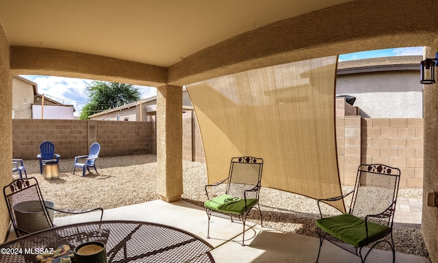 view of patio