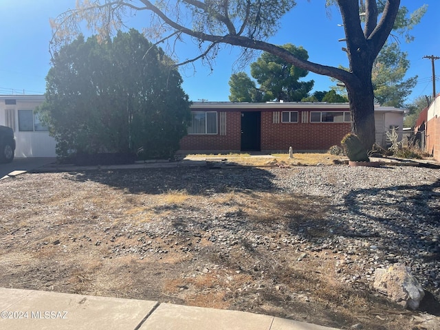 view of ranch-style home