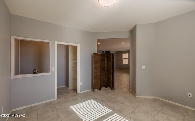 view of tiled empty room