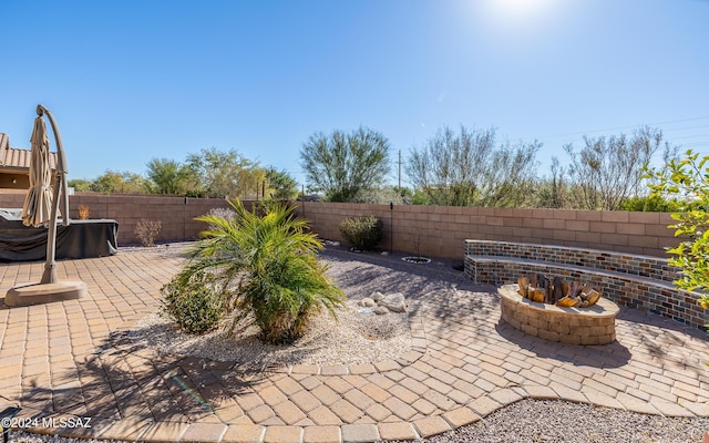 view of patio