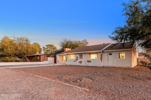view of ranch-style house