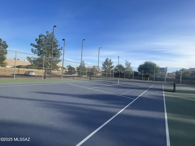 view of sport court