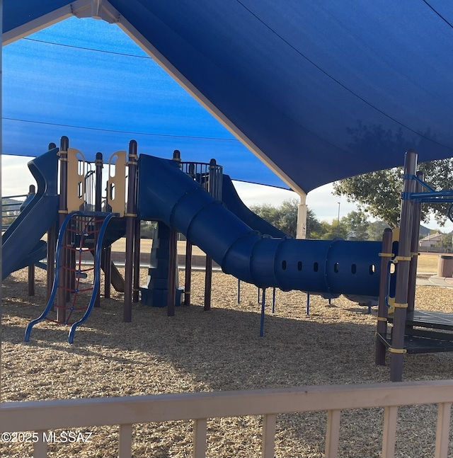 view of jungle gym