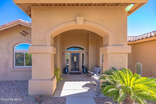 view of entrance to property