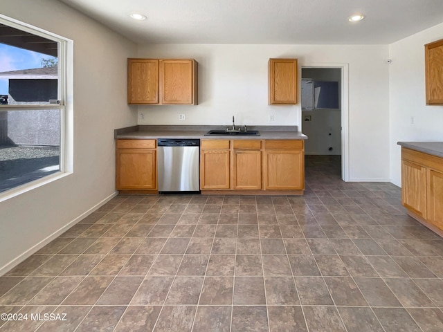 kitchen with dishwasher and sink