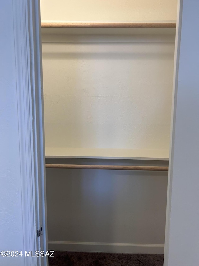 view of closet