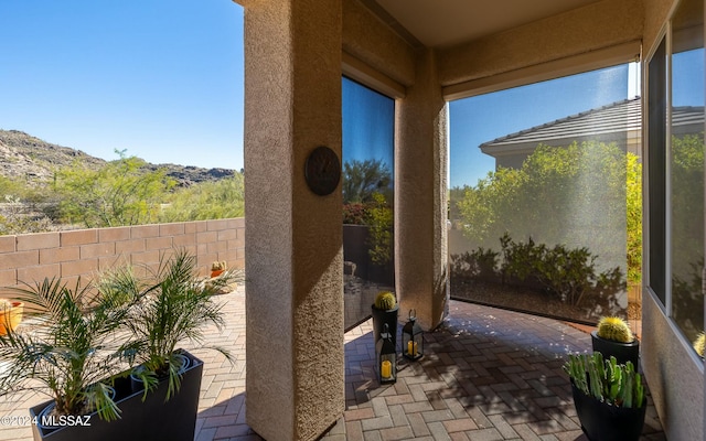 view of patio