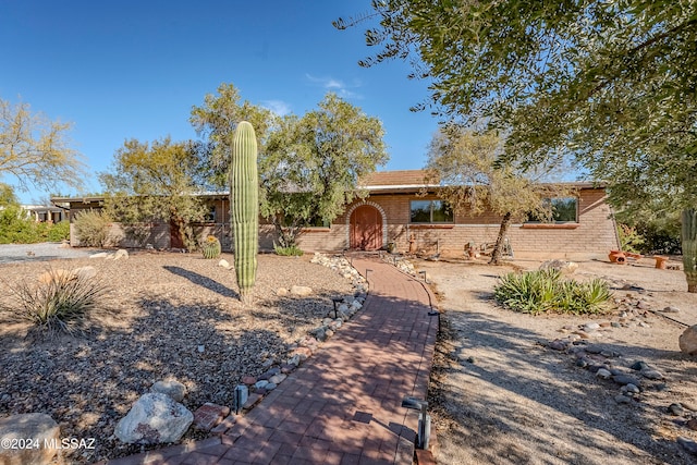 view of ranch-style house