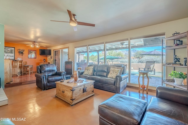 view of living room