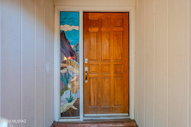 view of entrance to property