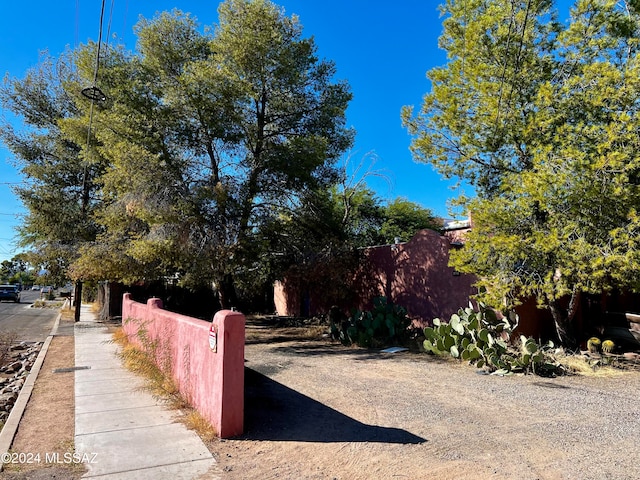 view of road