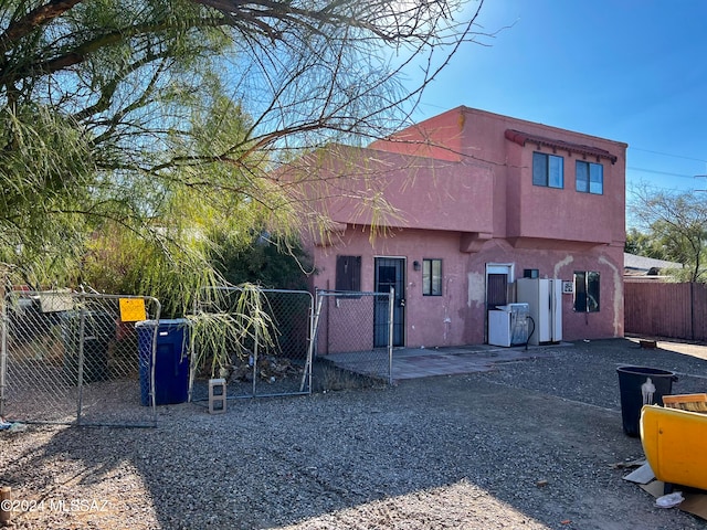 view of rear view of property