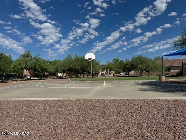 view of sport court