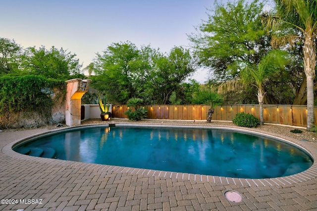 view of pool