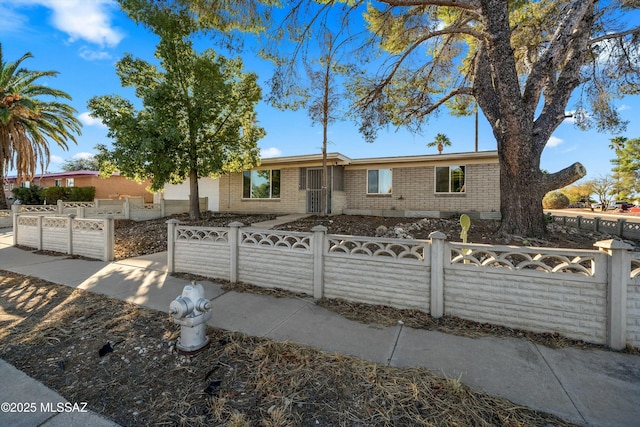 view of front of home