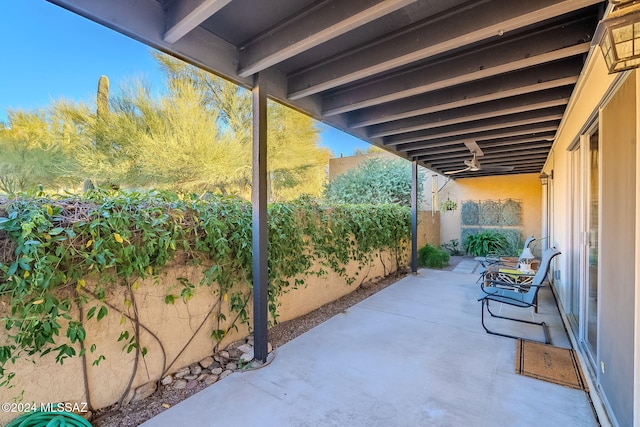 view of patio / terrace