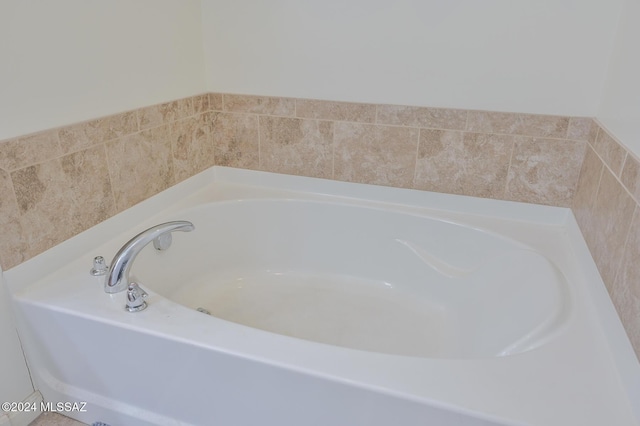 bathroom with a bath