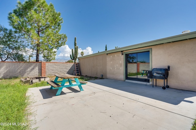 view of patio / terrace with grilling area