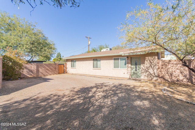 view of rear view of property