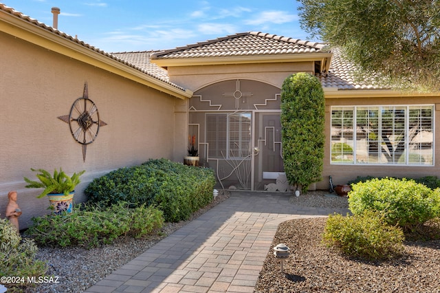 view of entrance to property