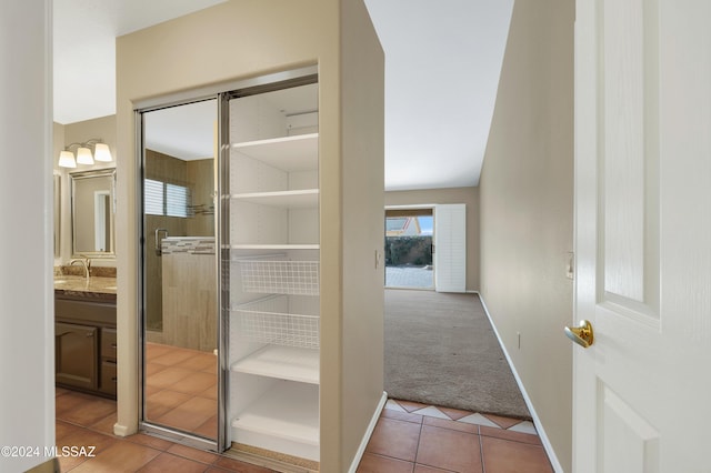 closet with sink