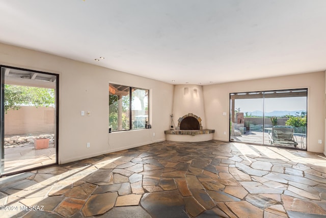 view of unfurnished living room