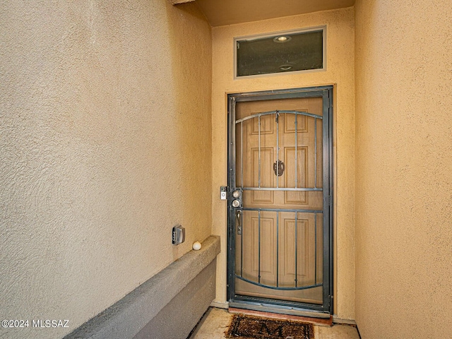 view of property entrance