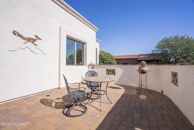 view of patio