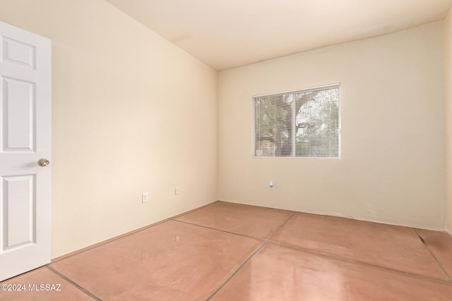 view of tiled empty room