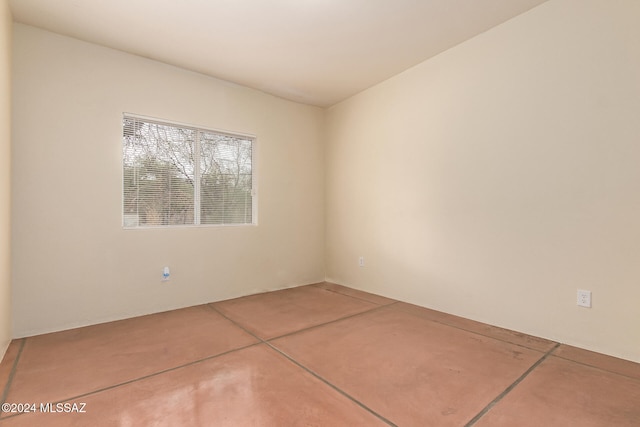 view of tiled empty room