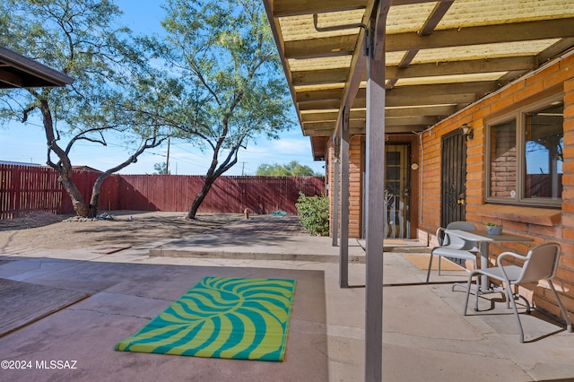 view of patio