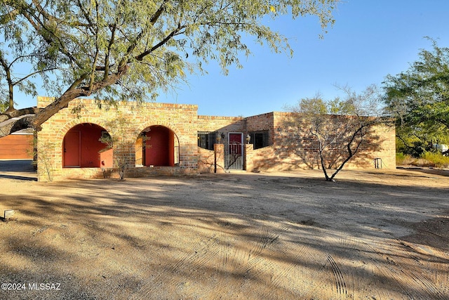 view of front of home