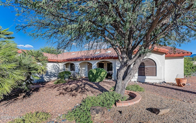 view of mediterranean / spanish-style home