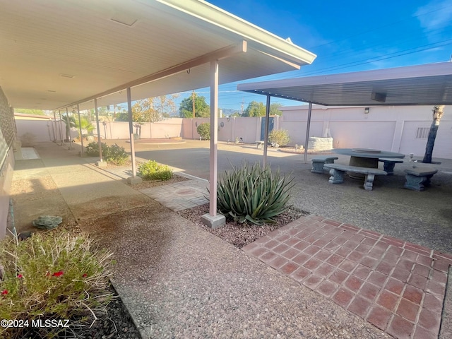 view of patio