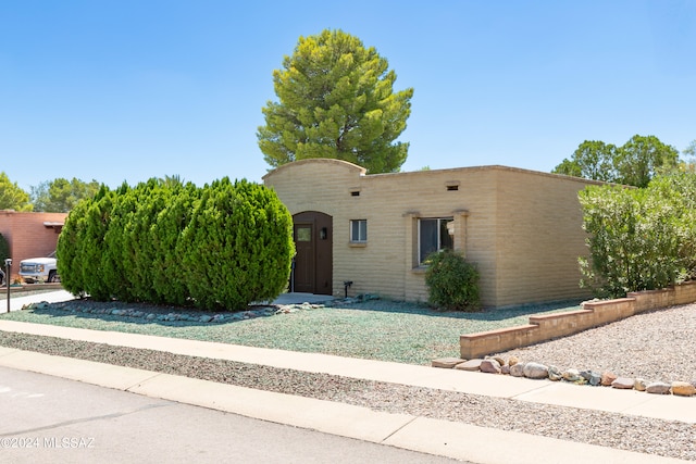 view of southwest-style home