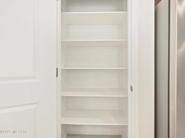 view of closet