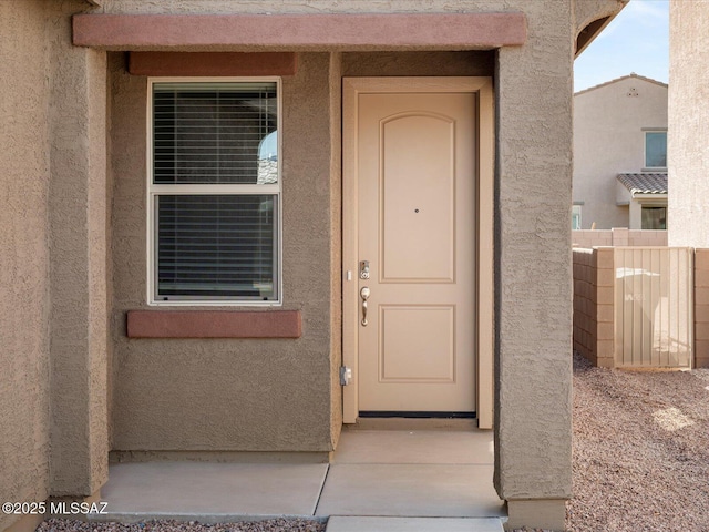 view of property entrance