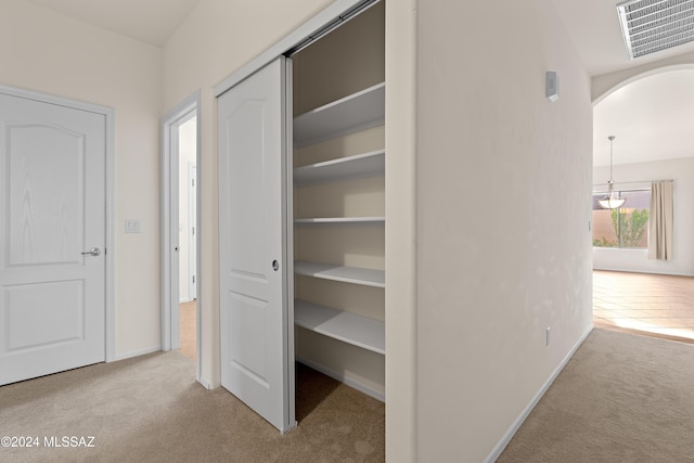 closet with visible vents