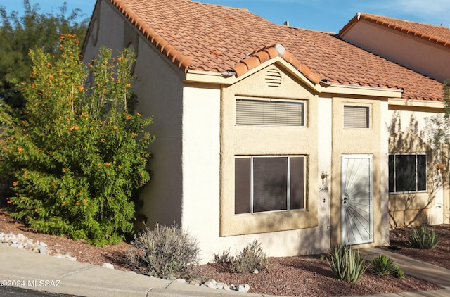 view of front of home