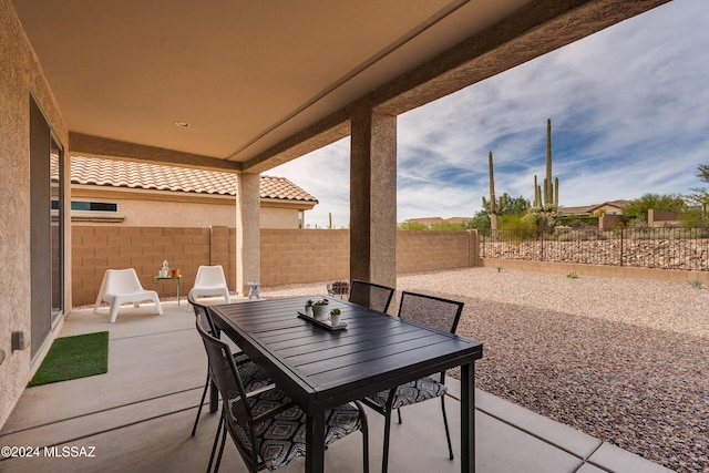 view of patio