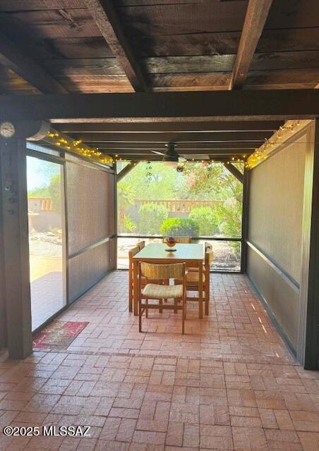 611 S Los Opalos, Green Valley, AZ 85614 - sunroom / solarium featuring plenty of natural light and outdoor dining area