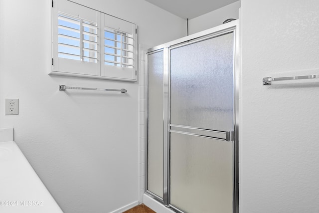 1955 E E Clf, Swallow Trail, Green Valley, AZ 85614 - full bathroom featuring a stall shower